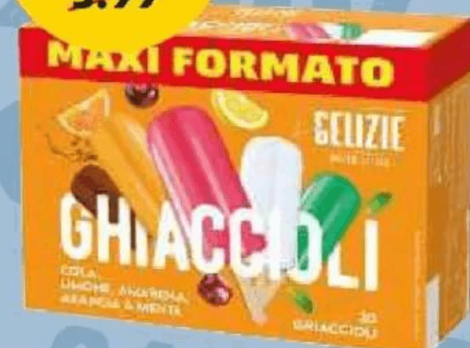 Ghiaccioli Le Gelizie conf. da 20 pz, 1,4 kg - Offerta nel negozio Penny