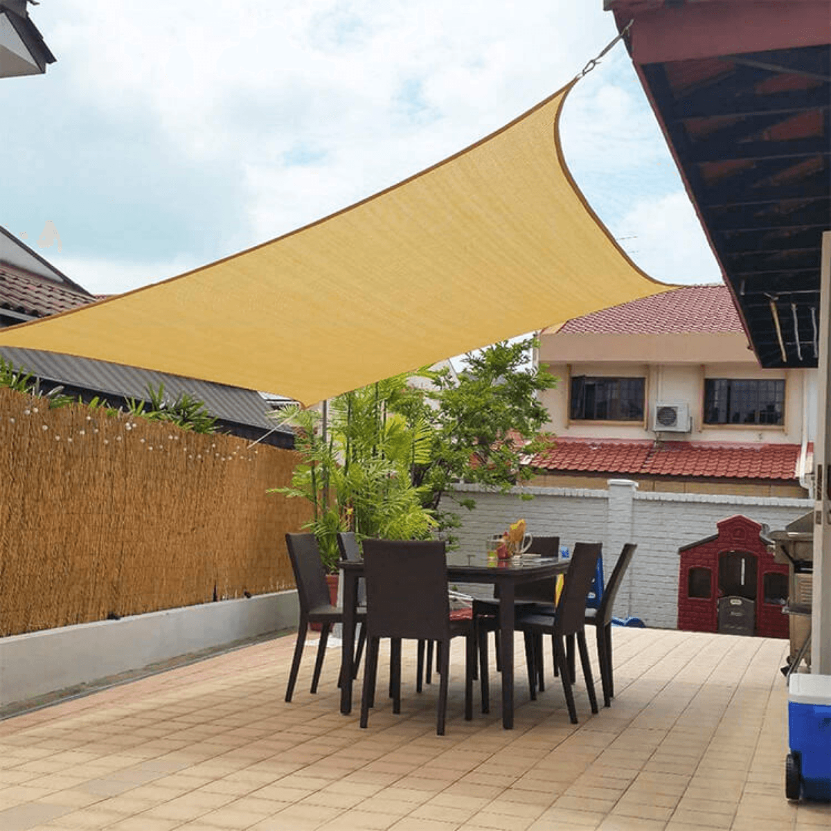 Telo ombreggiante 3x4 mt - Offerta nel negozio Happy Casa