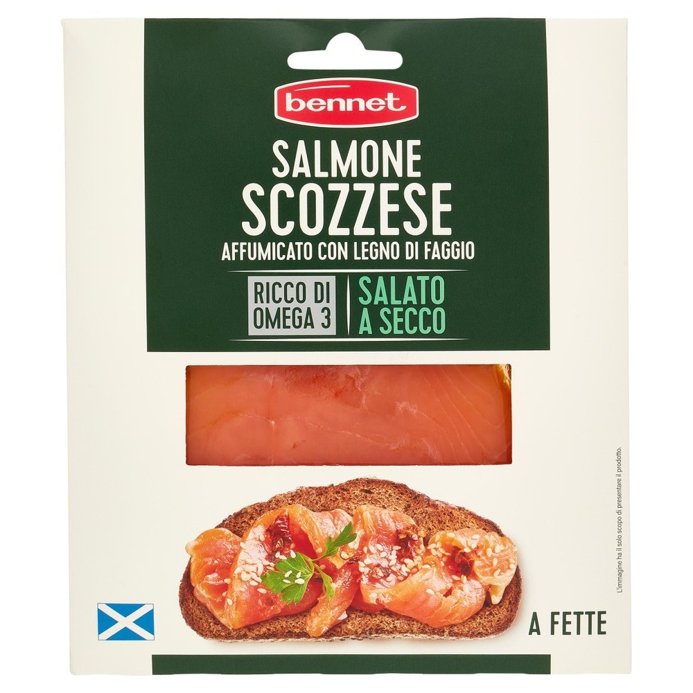 Salmone Scozzese Affumicato Bennet 100 g in offerta da Bennet