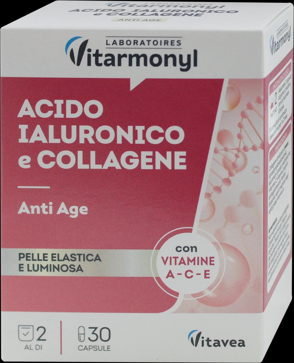 Acido Ialuronico e Collagene Vitarmonyl 30 capsule - Offerta nel negozio Esselunga