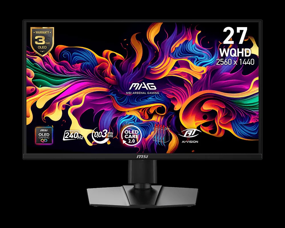 Monitor MAG 272QP QD-OLED X24 27" MSI in offerta da MediaWorld
