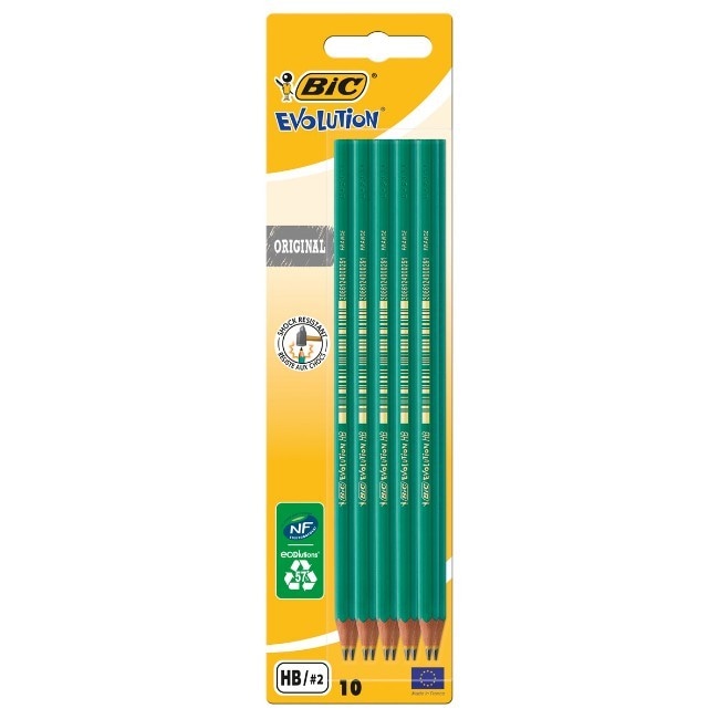 Matite HB Evolution BIC 10 pezzi in offerta da Il Gigante