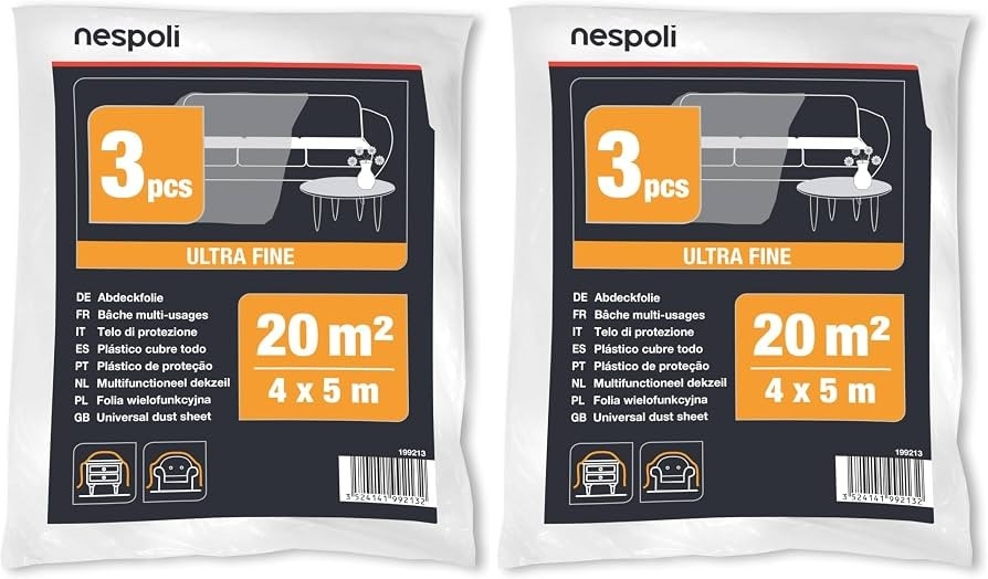 Confezione 3 teli copritutto 3x20 m² Nespoli in offerta da Il Gigante