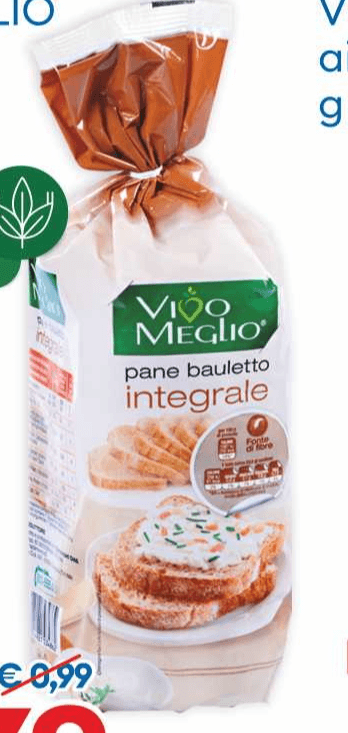 Pane Bauletto Vivo Meglio g 400 - Offerta nel negozio MD