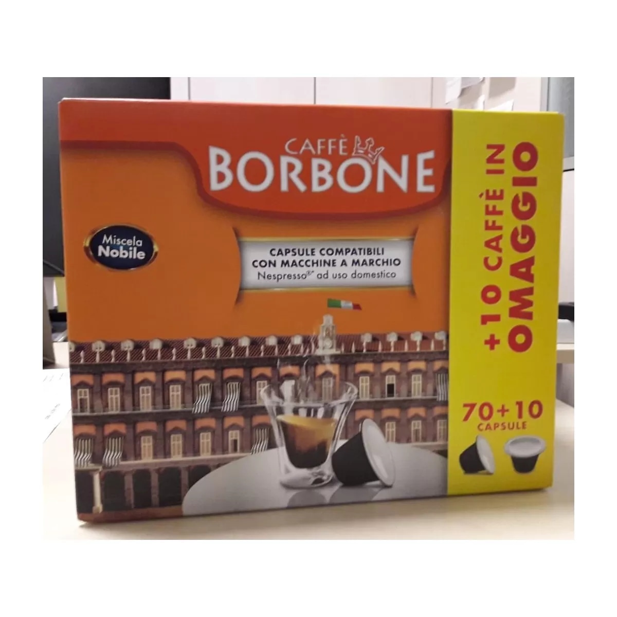 Caffè in capsule miscela Nobile Borbone 70+10 capsule in offerta da Panorama