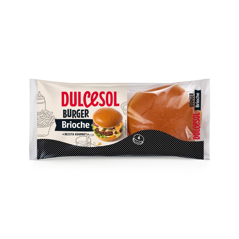 Pan Burger Brioche Dulcesol 340 g in offerta da MD