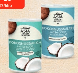 Asia Green Garden Latte di cocco 400 ml in offerta da ALDI