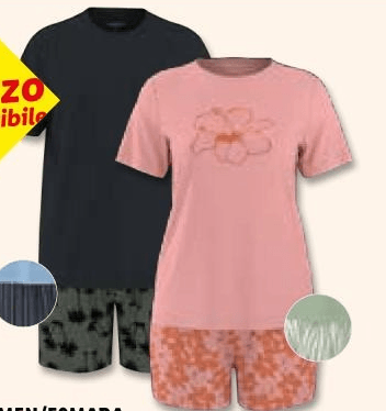 Esmara Men/Esmara Pigiama corto da uomo o da donna in offerta da Lidl