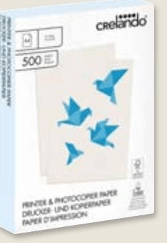 Risma di carta A4 500 fogli crelando in offerta da Lidl