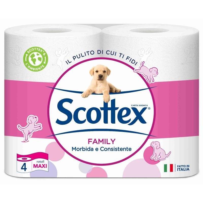Carta Igienica Scottex Family 4 pezzi Family - Offerta nel negozio Maury's
