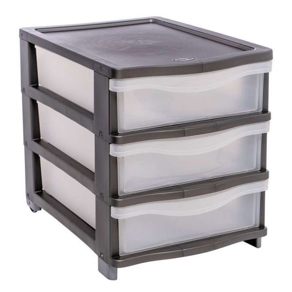 Cassettiera in plastica 38x38x64h cm in offerta da Il Gigante