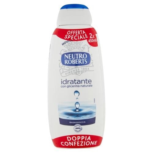 Bagnoschiuma Neutro Roberts 2 x 450 ml - Offerta nel negozio Penny