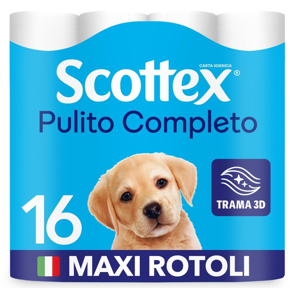 Scottex Pulito Completo 16 MAXI ROTOLI - Offerta nel negozio Acqua & Sapone