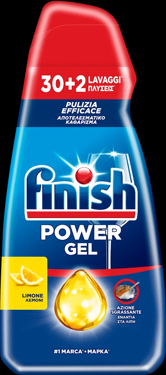 Gel per lavastoviglie Finish Fresh o Lemon 600 ml x4 in offerta da Iper La grande i