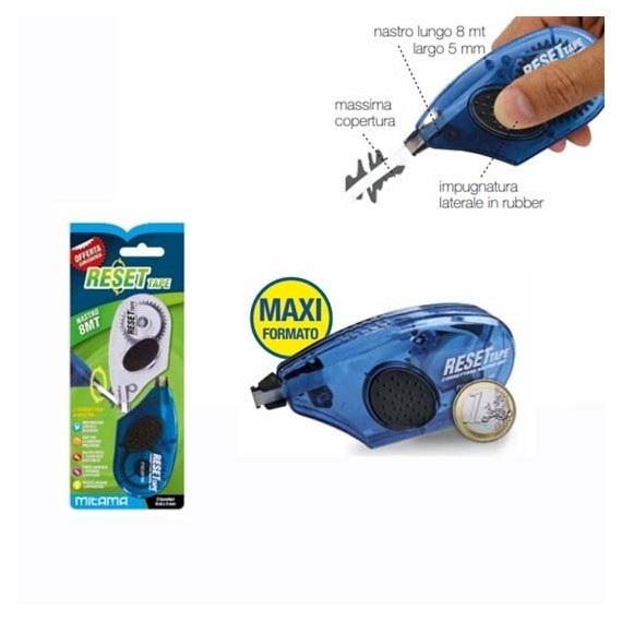 Mitama correttore nastro Reset 2 x 12 m in offerta da Bennet