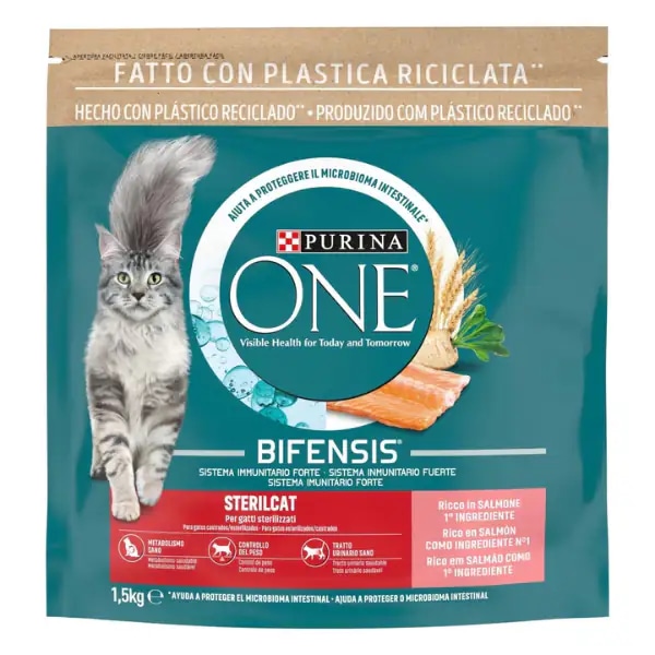 Purina One Bifensis Sterilcat Salmone 2,8 kg in offerta da Dpiù