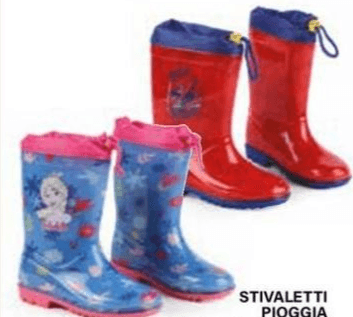 Stivaletti pioggia in offerta da Il Gigante