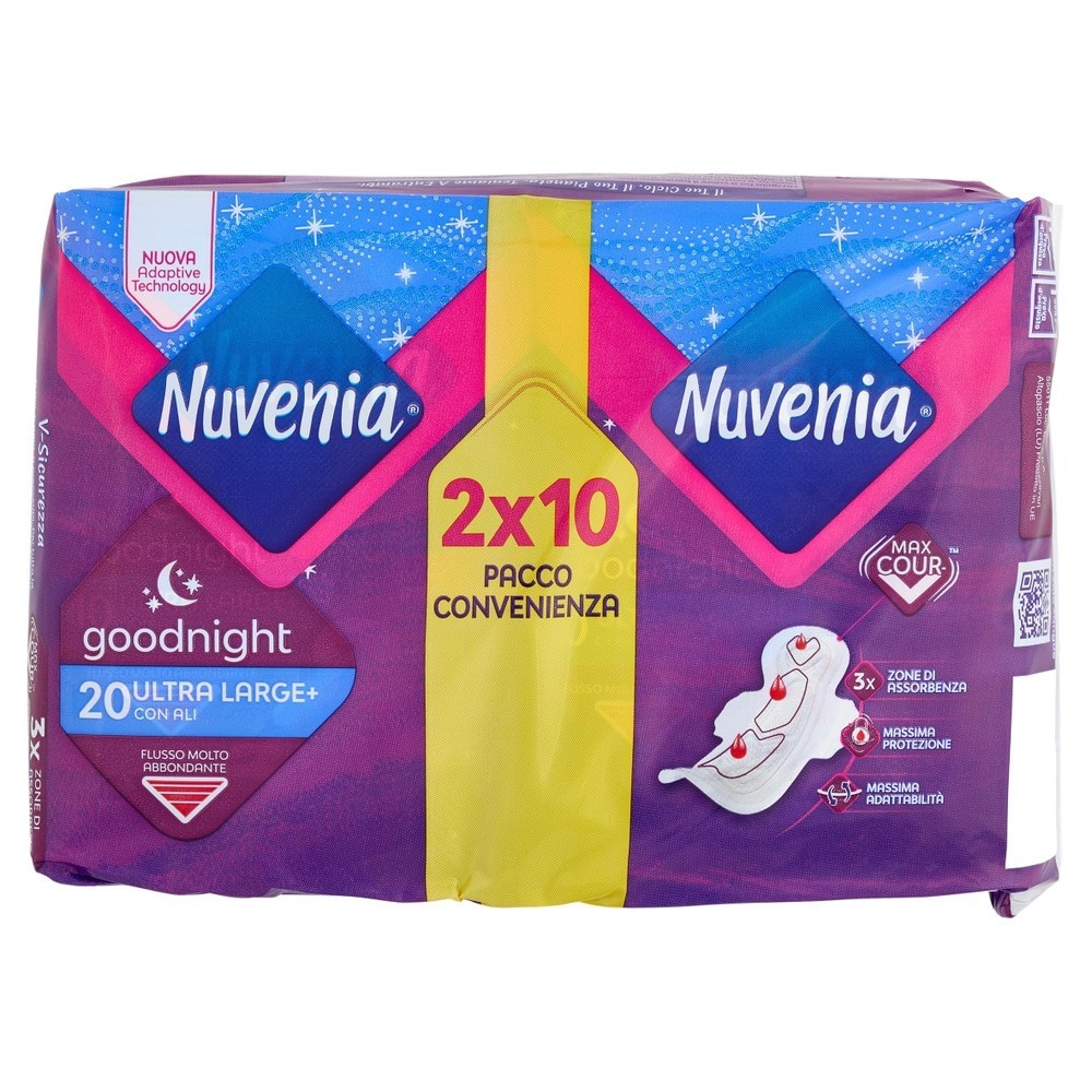 Assorbenti Nuvenia pacco doppio in offerta da Bennet
