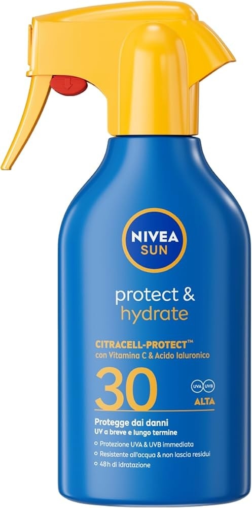 Spray Solare Protect & Hydrate SPF 30 Nivea Sun 250 ml - Offerta nel negozio Carrefour