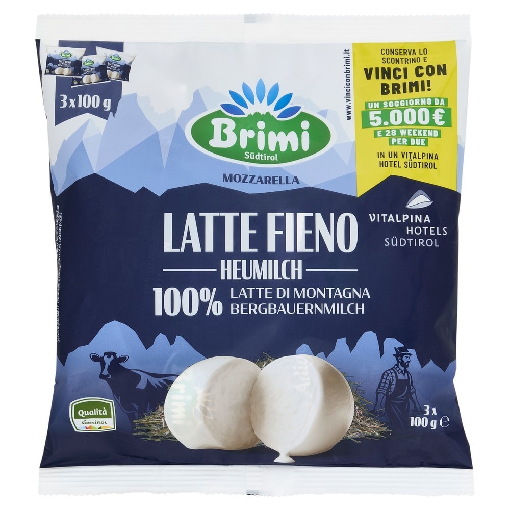 Mozzarella Latte di Montagna Brimi 375 g in offerta da Bennet