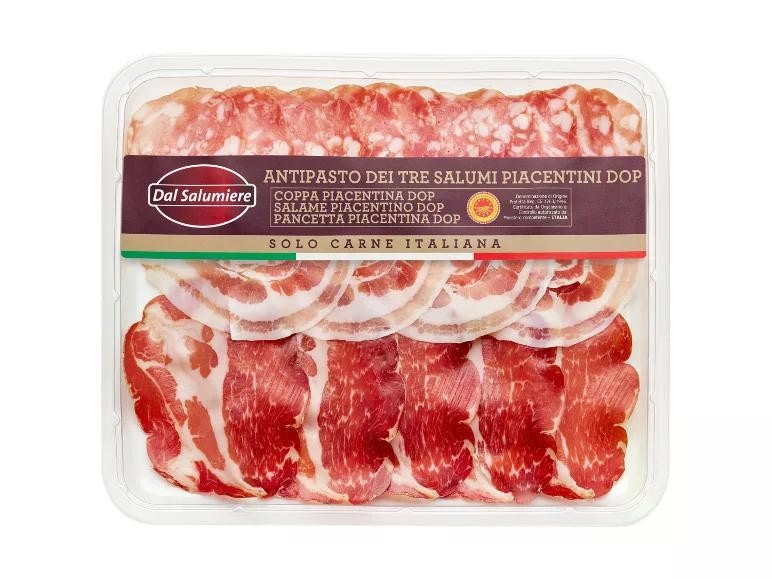Antipasto di Salumi Piacentini DOP 100 g in offerta da Lidl