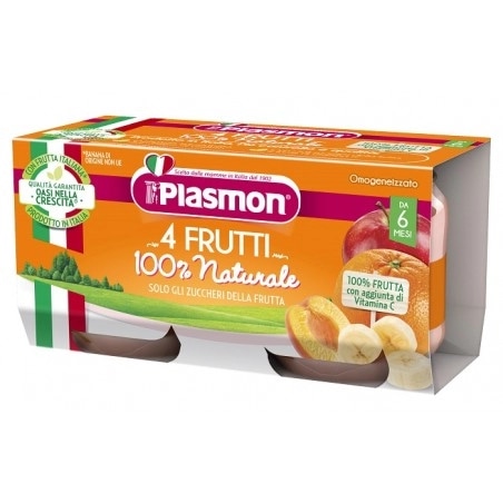 Plasmon omogeneizzato di frutta 80 g x 2 in offerta da Panorama