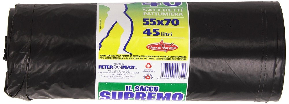 Sacchetti rettangolari con manici estraibili 15 pezzi IL SACCO DEL PESCE ROSSO - Offerta nel negozio ALDI