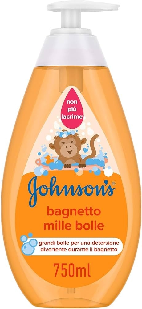 Olio, shampoo, bagnetto mille bolle Johnson's Baby 300 ml in offerta da Panorama