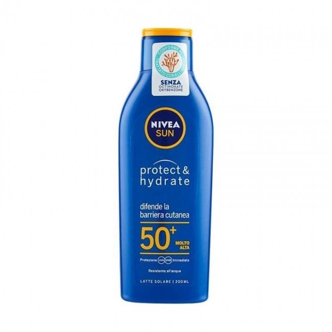 Nivea Sun latte solare Protect & Hydrate SPF 50+ 200 ml in offerta da Carrefour
