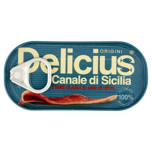 Delicius Filetti di alici in olio di oliva 28 g - Offerta nel negozio ALDI