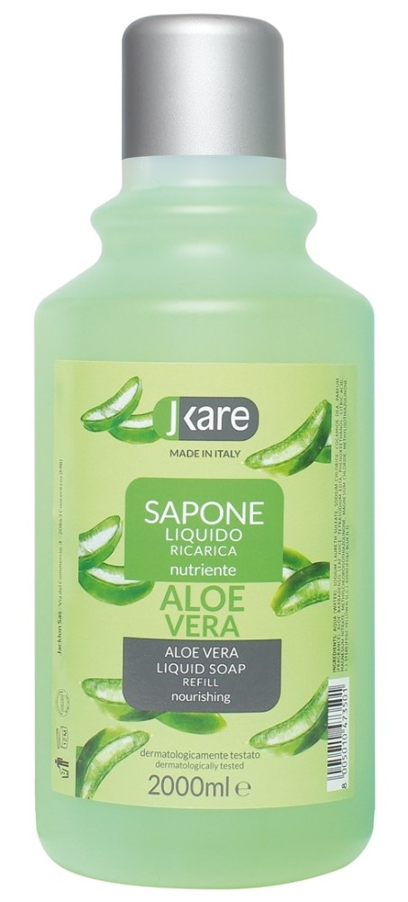 Ricarica sapone liquido Aloe Vera JKare 2 L - Offerta nel negozio Bennet
