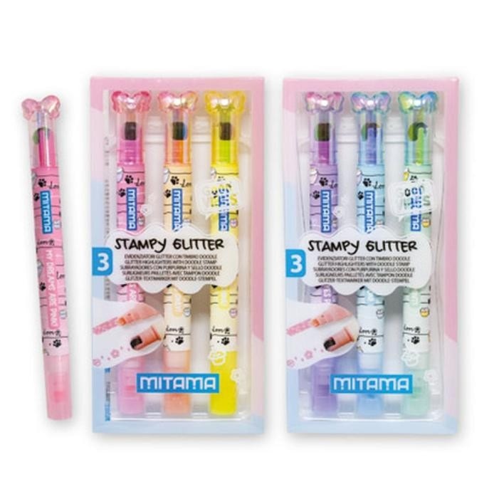 Evidenziatori Stampy 3 pz in offerta da Il Gigante