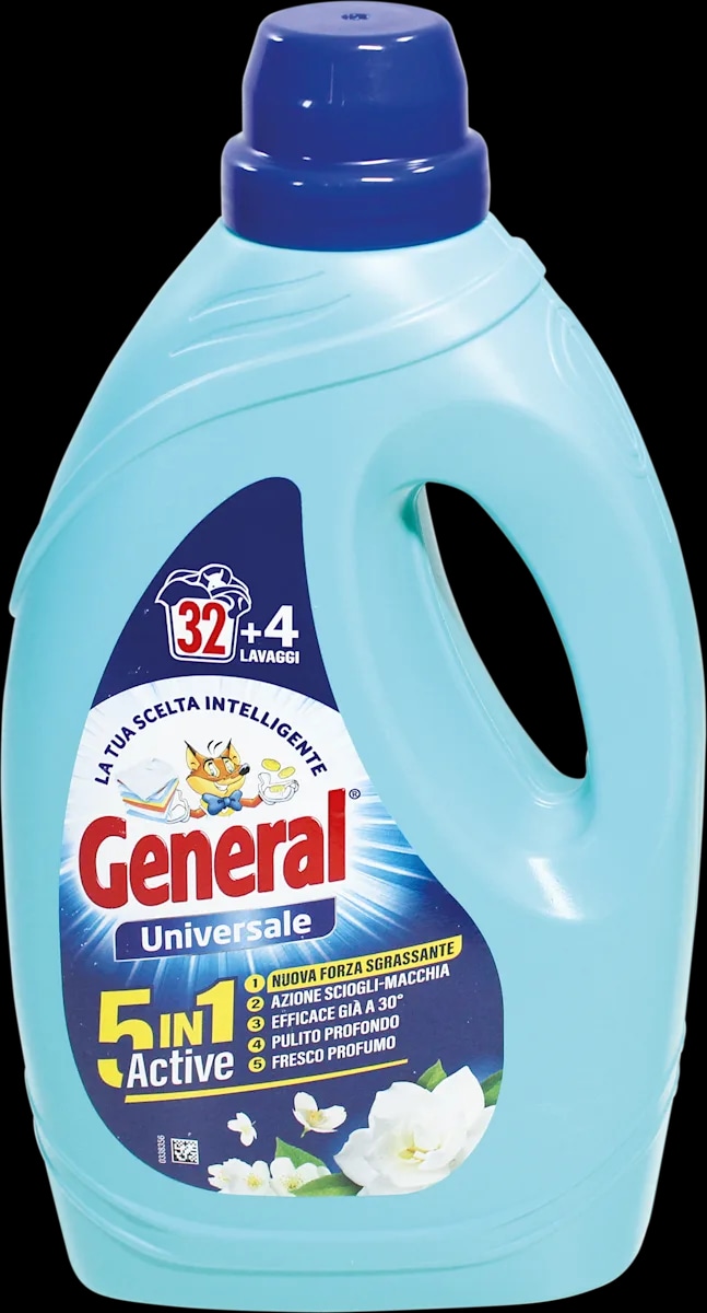 Detersivo lavatrice 5in1 Active General 49 lavaggi in offerta da DeSpar