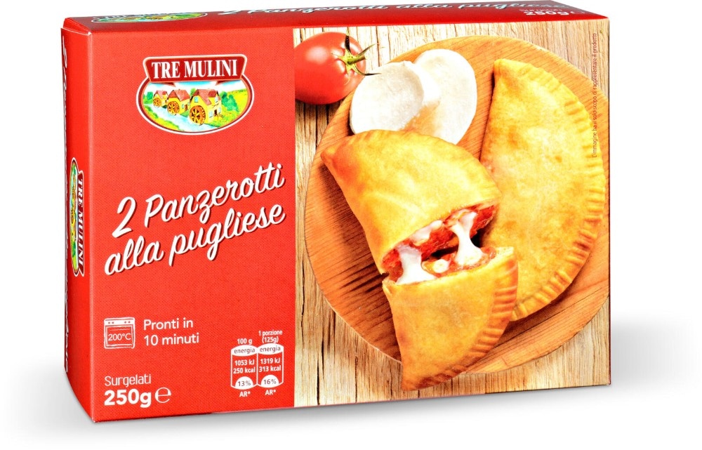 Panzerotti alla pugliese 2 pezzi, 250 g Tre Mulini in offerta da Eurospin