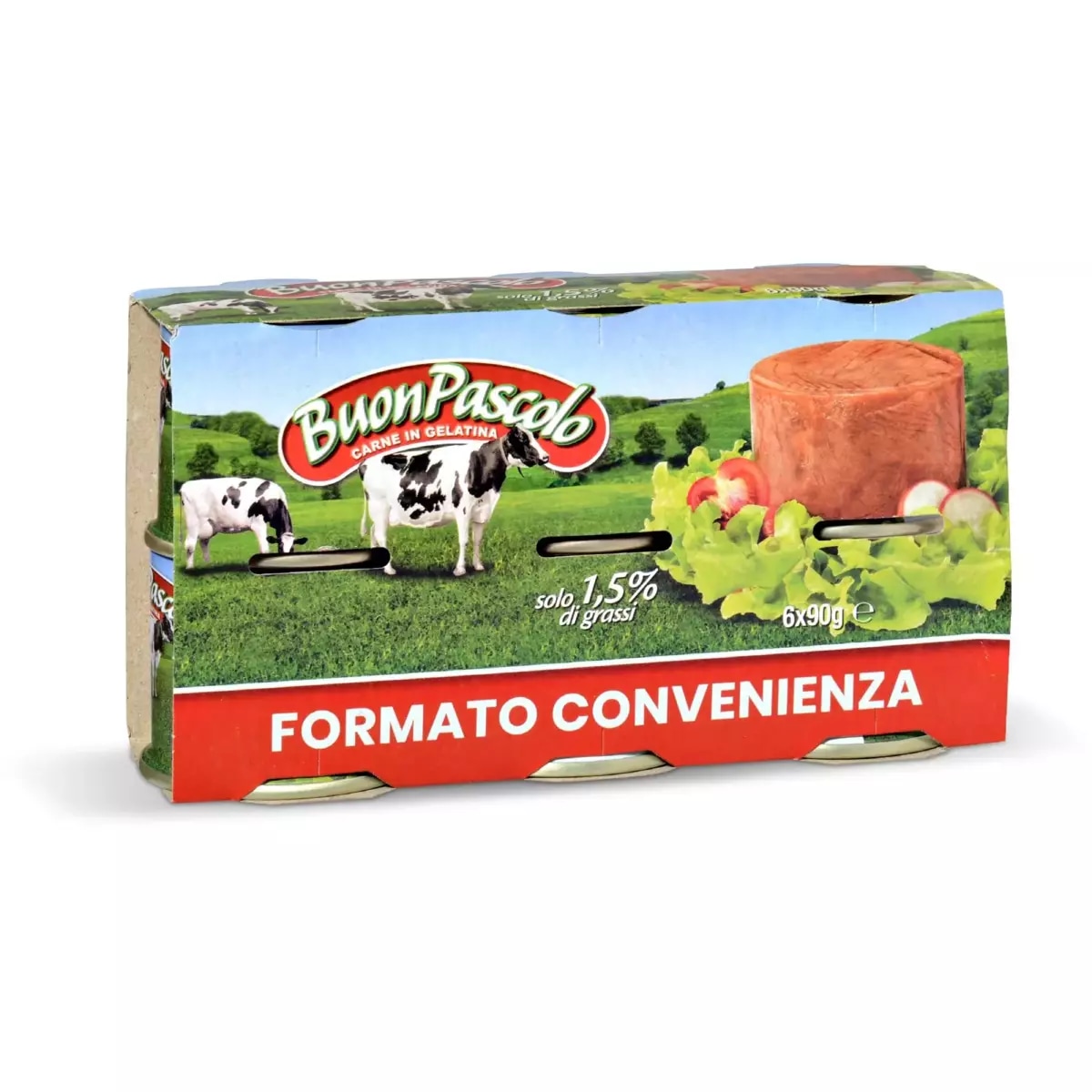 BuonPascolo carne in gelatina 6 x 90 g in offerta da Eurospin