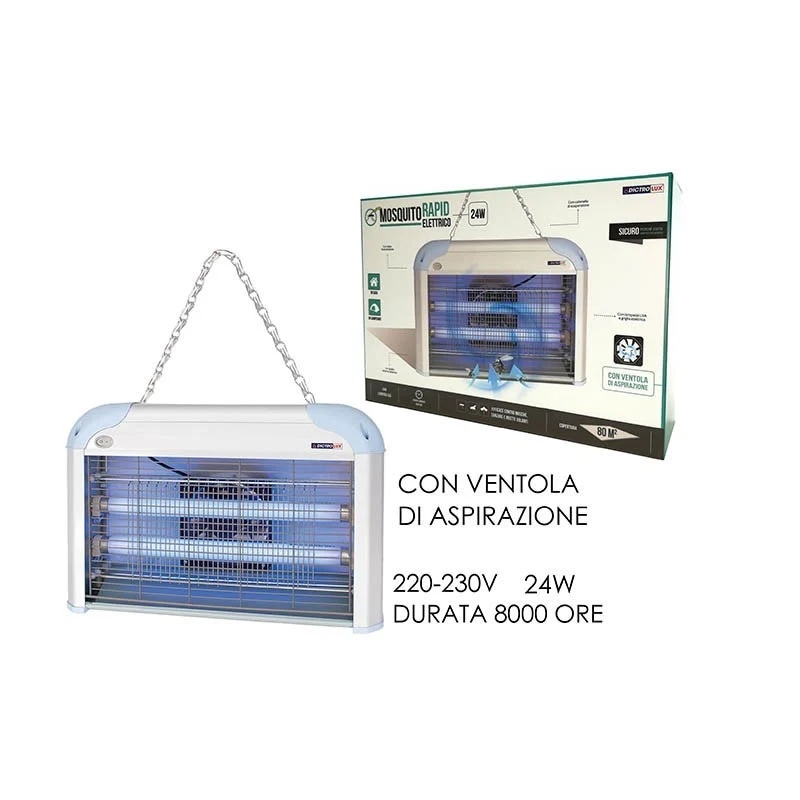 Mosquito Killer con ventola di aspirazione 24W DICTROLUX - Offerta nel negozio Happy Casa