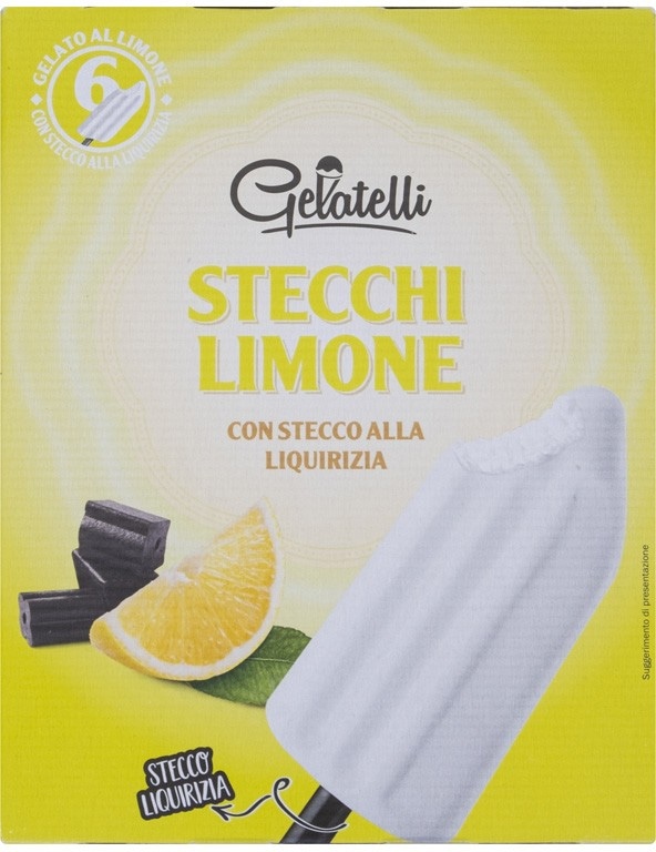 Gelatelli Ghiacciolo al limone 640 g in offerta da Lidl
