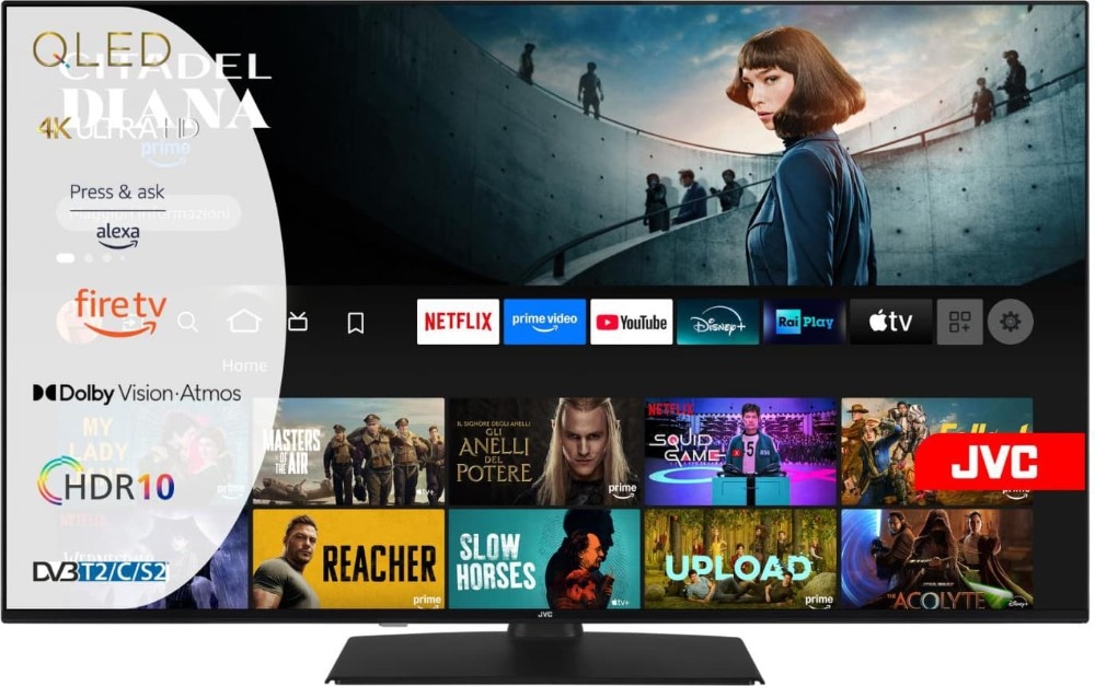 Smart TV 4K OLED JVC LT55VRQ345I 55" in offerta da Unieuro