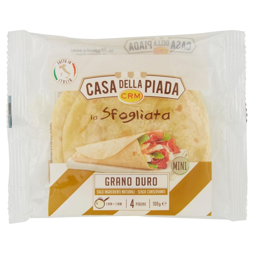 Sfogliata Grano Duro Conf. 4 pz 100 g Casa della Piada in offerta da Carrefour