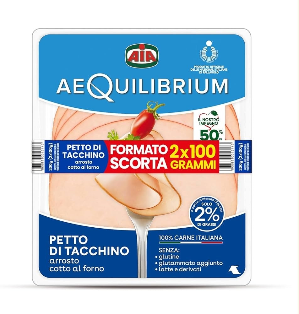 Aequilibrium petto di tacchino o pollo bipack 200 g in offerta da Carrefour