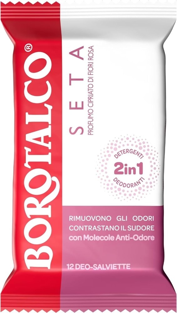 Borotalco Seta 2in1 12 deo-salviette - Offerta nel negozio Acqua & Sapone