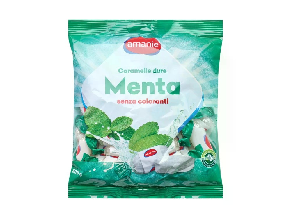 Caramelle dure alla menta 500 g Amanie in offerta da Lidl