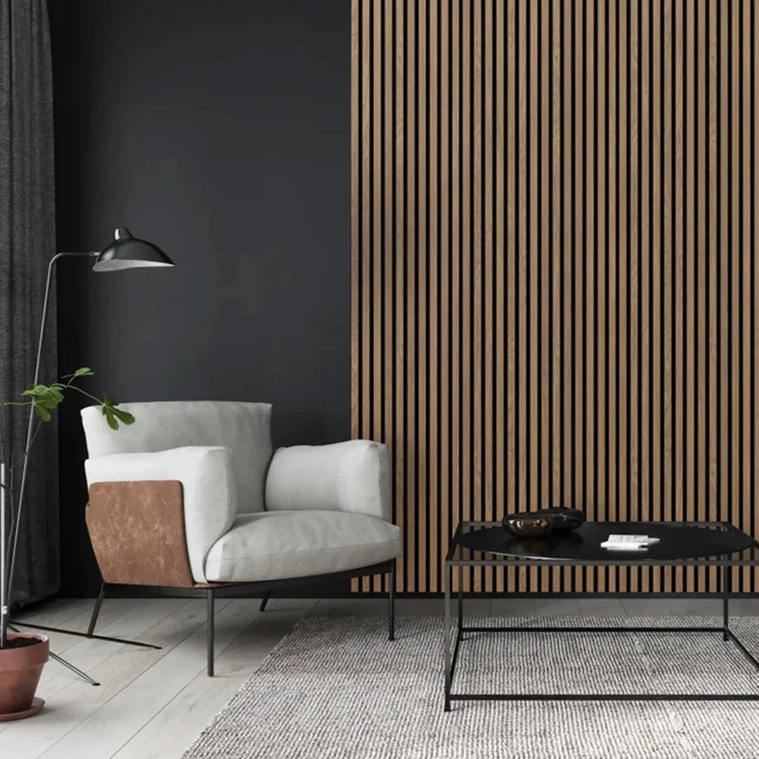 Pannello 3D decorativo Quanti rovere oliato Dim. 244x52 cm · Sp. 18 mm FIBROTECH in offerta da Leroy Merlin