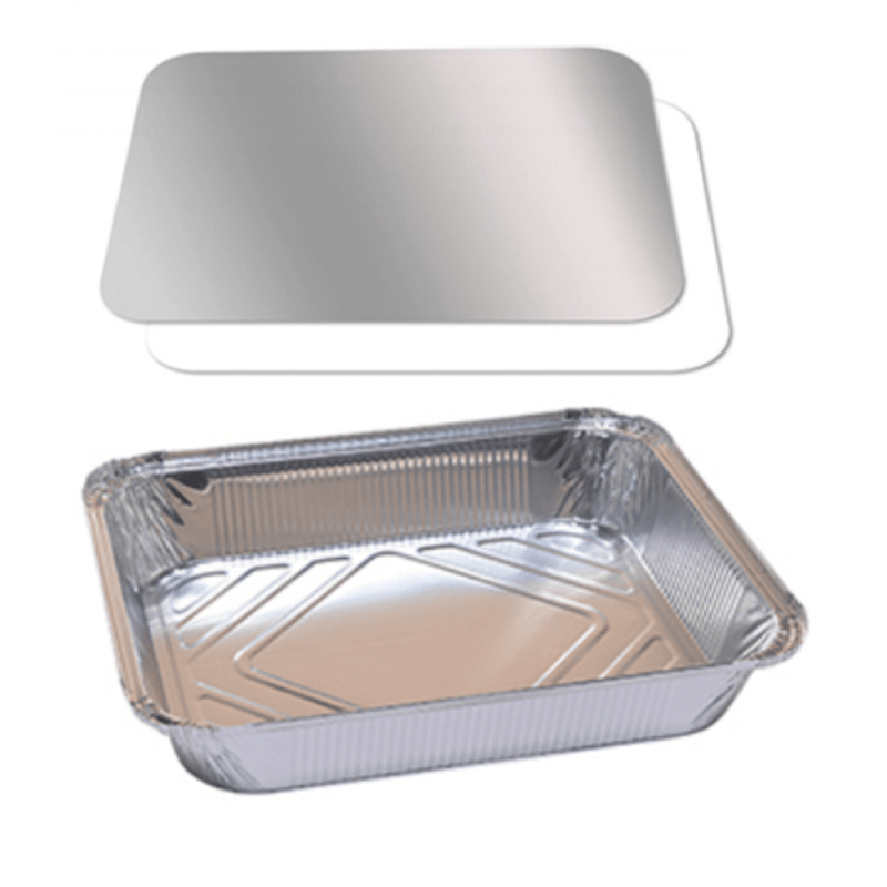 Vaschette in Alluminio 2 pezzi con coperchio da 8 porzioni in offerta da Happy Casa