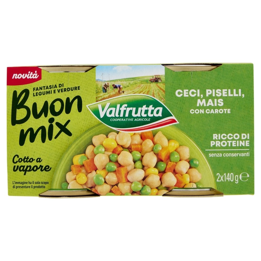 Buon mix 140 g x2 VALFRUTTA in offerta da Iper La grande i