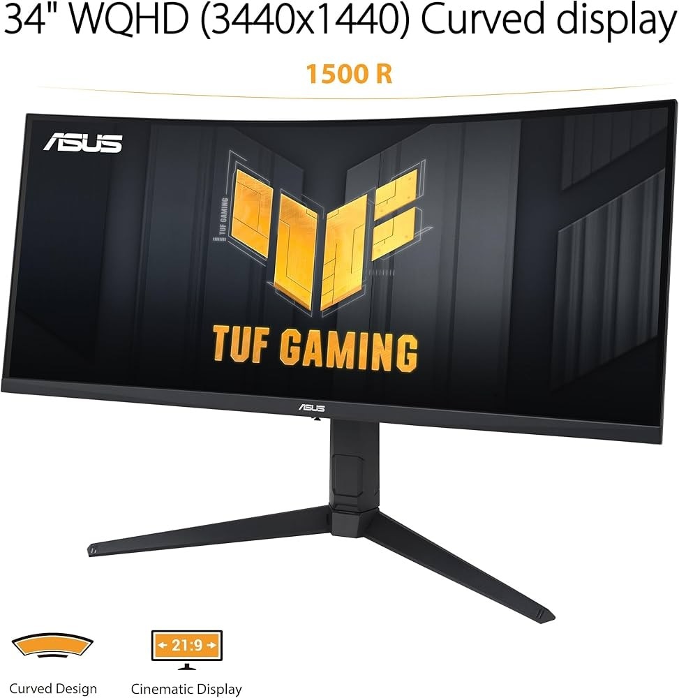 Asus TUF Gaming VG34VQL3A Curved - Offerta nel negozio Unieuro
