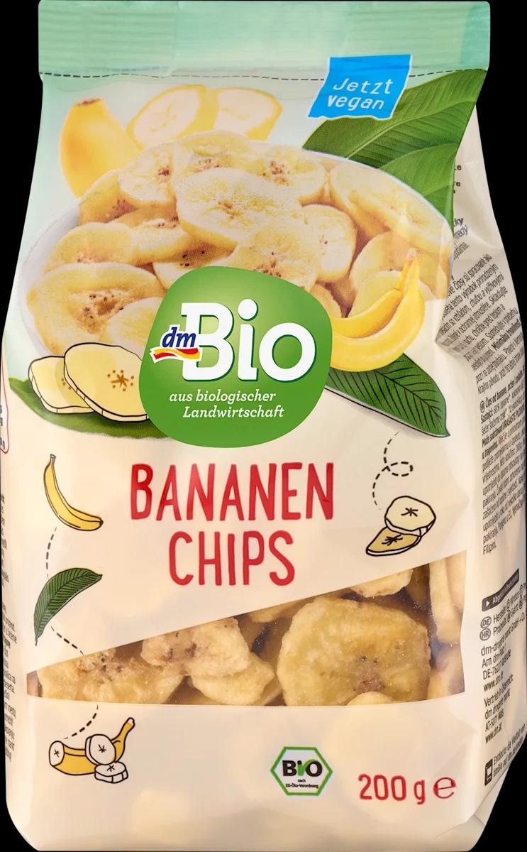 dmBio chips di banana 200 g in offerta da Dm