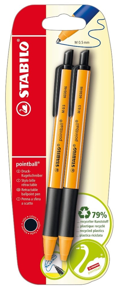 Penna Pointball 2 pezzi STABILO in offerta da Il Gigante
