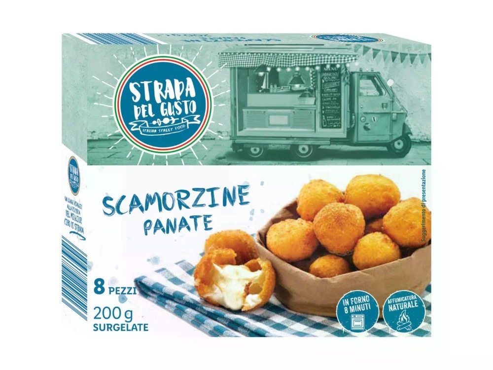 Scamorzine panate 200 g confezione in offerta da Lidl