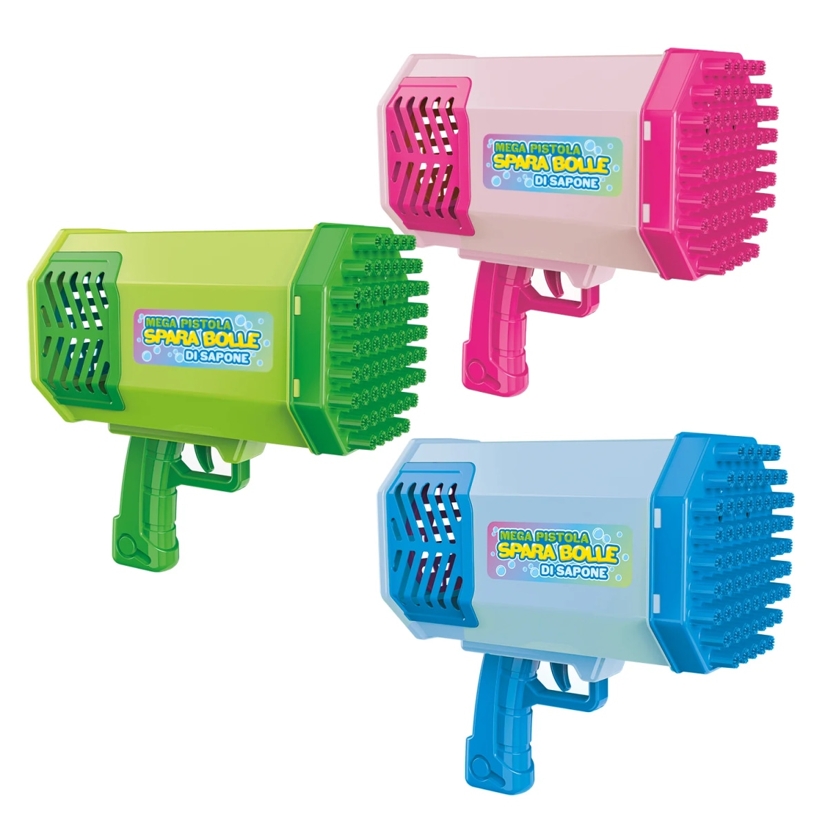 Mega pistola spara bolle - Offerta nel negozio Happy Casa